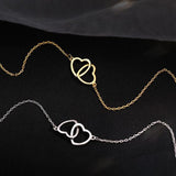 Glamvini - Sterling Silver Heart Necklaces & Pendants for Girls: A Perfect Choker Collar Gift