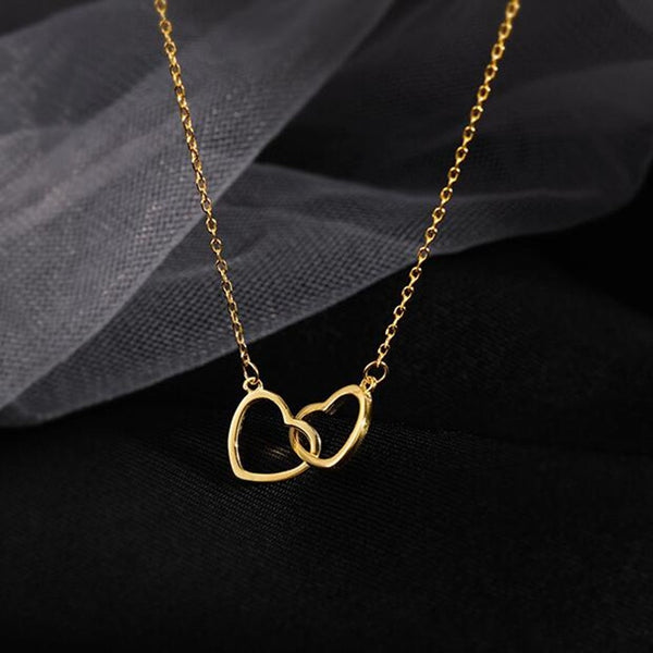 Glamvini - Sterling Silver Heart Necklaces & Pendants for Girls: A Perfect Choker Collar Gift