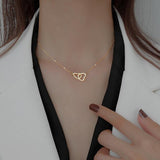 Glamvini - Sterling Silver Heart Necklaces & Pendants for Girls: A Perfect Choker Collar Gift
