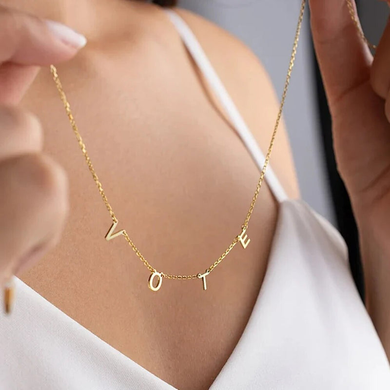Personalized Name Necklaces and More at Glamvini - Perfect for Birthday or Holiday Gifts!