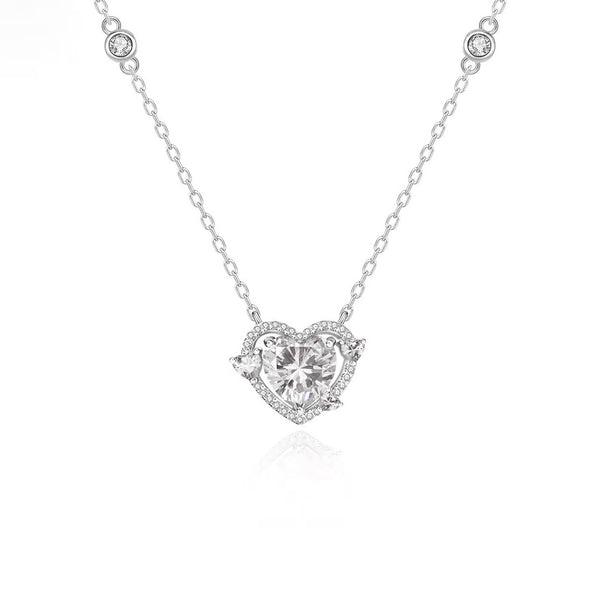 Glamvini's Sterling Silver Heart Necklace & Jewelry Sets - King of Glory Daji Style, Pearl Light Luxury & More!